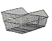 Basil Cento Rear Basket, Black primary