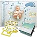 Nonidoo Baby Monthly Milestone Blanket, Super Soft Photography Baby Month Blanket - Infant and Newborn Baby Milestone Blanket - Very Cute Baby Shower Gift - 18 Matching Photo Props Included