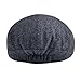 VOBOOM Mens Wool Blend Newsboy Cap 8 Pannel Hat Tweed Cap Herringbone Cabbie Flat Cap (Style3)