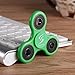 Spinner Fidget Portable Tri-Spinner Fidget work Ultra Fast Bearings Finger Toy, Good for ADHD EDC Hand Killing Time,Great Gift (Green)