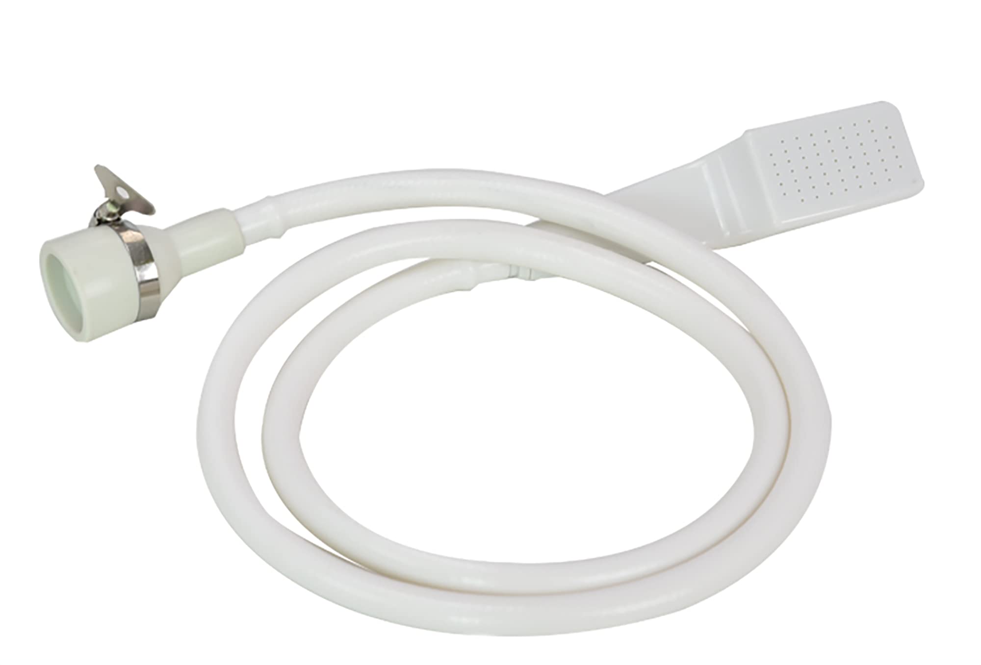 Kobe Professional Shower Head and Hose Set for Bath Taps/Tap Shower Attachment - Secure Fit Clamp Included - Perfect Portable Shower/Portable Dog Shower - 1.5 m Hose White