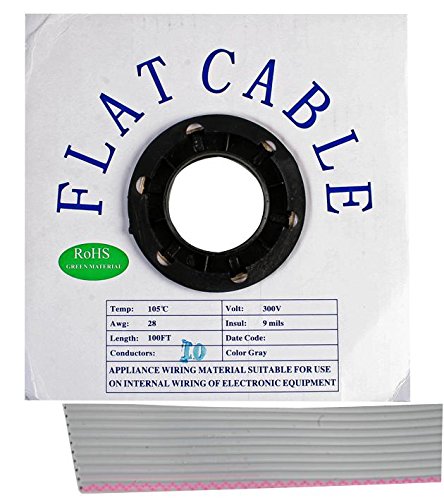 Pro Power D20 30.5 m 20 Way Flat Ribbon Cable, 30.5 m Reel