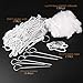 Unomor Halloween Decorations Outdoor 23×19 Feet Giant Spider Web Glow in The Dark for Halloween Garden, Yard - White