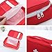 CRRD 4 Pack Blue/Red First Aid Bag Empty,First Aid Kit Empty First Aid Pouch Small Emergency Survival Storage Bag for Camping Home Travelthumb 4
