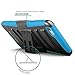 BUDDIBOX iPhone 6s Case, [HSeries] Heavy Duty Swivel Belt Clip Holster with Kickstand Maximal Protection Case for Apple iPhone 6 and 6s, (Blue)