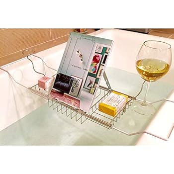 Amazon.com: Taymor Ultimate Bathtub Caddy, Chrome: Home ...