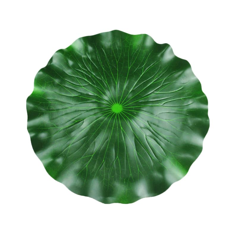 Garneck Simulated Lotus Leaf Artificial Floating Foam Lotus Leaves Tea Pond Lily Pads Plastic Pools Large Plants Faux Outdoor Plants Fake Leaf Fake Ornament Eva Marin Sink