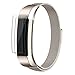 Fitbit Alta and Alta HR Metal Bands By UMTELE, Milanese Stainless Steel Replacement Band For Men & Women (Small & Large Sizes)