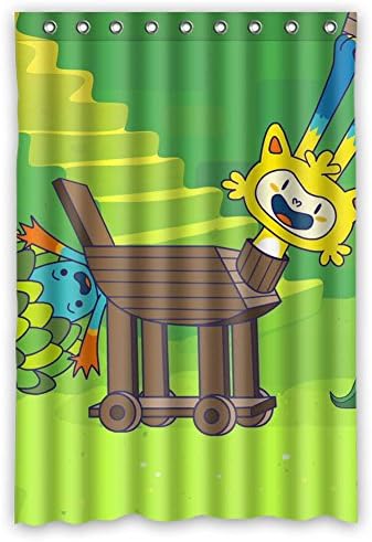 JIUDUIDODO Nature &amp; MILDEW RESISTANT Personalized Custom ALL HALLOWS DAY Vinicius E Tom Waterproof Polyester Fabric Bathroom Shower Shade Curtains 48" x 72",about 120cm x 183cm
