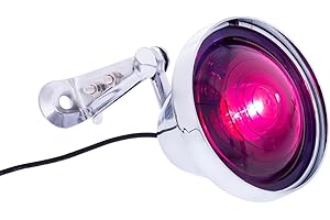 United Pacific 30658 12V Vintage Anti-Glare Interior Light, Chrome Lam