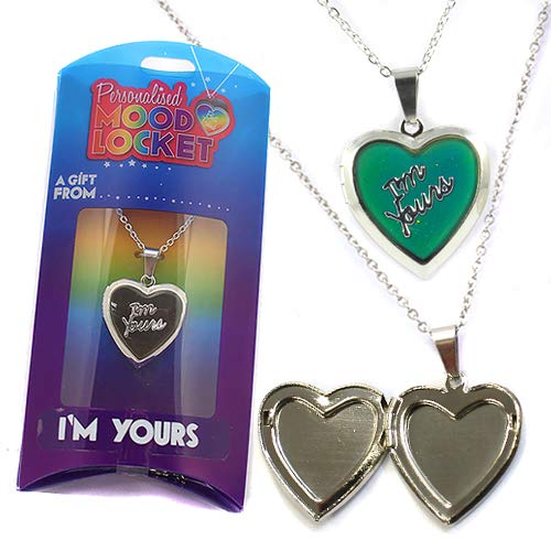 Stands Out Personalised Mood Locket Necklace - I'm Yours