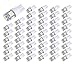 Aucan LED 50-Pack White Replacement 194 T10 168 2825 W5W 175 158 Bulb 5050 5- SMD LED Light, 12V Car Interior Lighting For Map Dome Lamp Courtesy Trunk License Plate Dashboard Lights primary