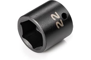 TEKTON 3/8 Inch Drive x 22 mm 6-Point Impact Socket | SID12122