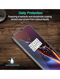 LK [3 Pack] Protector de Pantalla para OnePlus 6T, Vidrio Templado [Nueva Verisón] [Bandeja de Instalación] [HD-Clear] Dureza 9H con Garantía de Reemplazo de por Vida