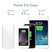 Power Bank 8000mAh, iXCC Portable Charger Ultra High Capacity External Battery Pack with ChargeWise Tech 2.4 Max Maximum Dual Ports Speed Charging for iPhone, iPad, Samsung Galaxy