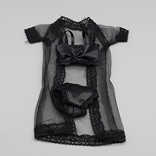 image for Lance Home Doll Bikini Clothes, 6 Sets Lace Pajamas Handmade Summer Sw