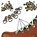 （Pack of 20 Set）Metal Steel Buckles Rivet D Ring Shoe Lace Eye Wook Boot DIY Repair Kit - Repair Climb Hunting Hiking or Work Outdoor Boots Shoes Mountaineering Boots Canvas Tent