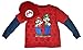 Nintendo Super Mario Boys' Long Sleeve T-Shirt With Beanie (Medium)