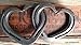 Intertwined Horseshoe Hearts - hanging wall or decor