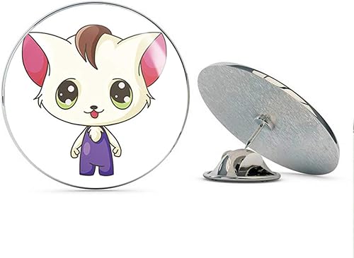 Amazon Com Brk Studio Kawaii Cat White Kitty Anime Innocent Gaze