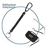 Shelure-Black-Fishing-Lanyard-Accessories-Plastic-Retractable-Coiled-Tether-with-Carabiner-for-Pliers-Lip-Grips-Tackle-Fish-Tools-Pack-of-8