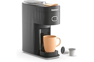 Cuisinart Soho Single-Serve Coffeemaker, K-Cup Pod Compatible, 12-oz Reservoir, Black (SS-7BKC)