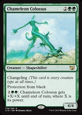 Magic The Gathering - Chameleon Colossus (178/342) - Commander 2015