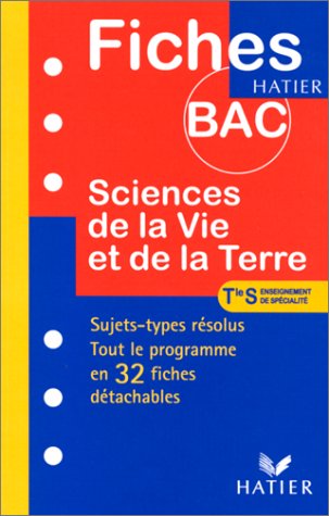 Sciences de la vie et de la terre, terminale S