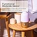 Design Accents Diffuser for Essential Oils – Ultrasonic Aroma Diffuser with 2 in 1 100ml and 500ml Dual Capacity, Matte Goldthumb 3