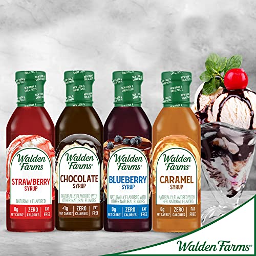Walden Farms Variety Pack Syrups, 12 oz., 0g Net Carbs Keto Friendly