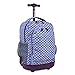 J World New York Girls' Sunrise Rolling Fashion Backpack, Stardust, One Size