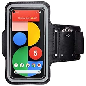 CoverKingz sportarmband voor Google Pixel 5 – Hardloopband met sleutelvak Pixel 5 – Sport hardlooparmband voor mobiele…