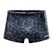 KGKE Swim Boxer Briefs Short Swim Jammer Camo Racer Mens Square Leg Swimsuit...