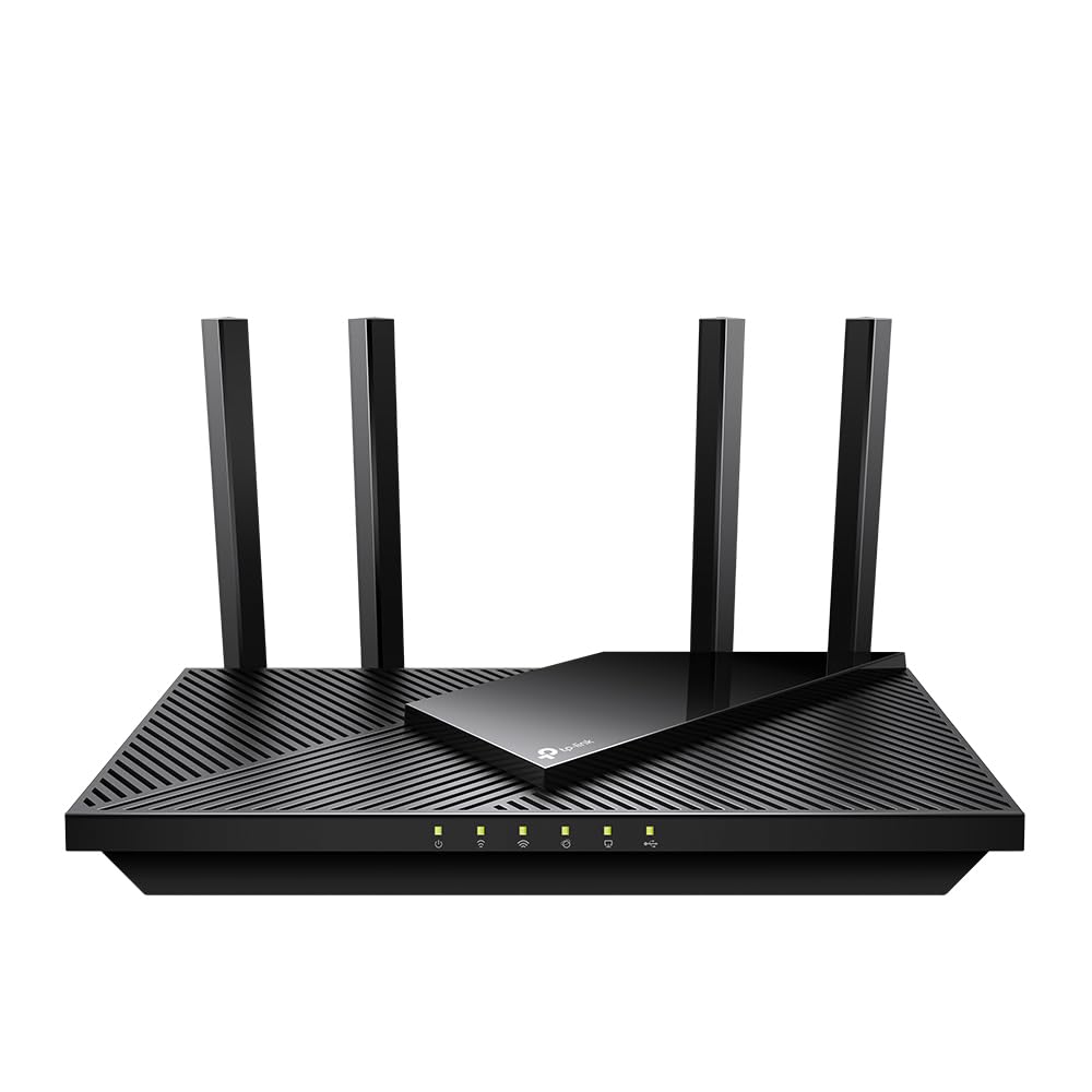 TP-Link Archer AX55 Pro Wi-Fi 6 WiFi Router Dual Band AX3000, 1×2.5Gbps Port + 4×Gigabit Port, USB 3.0, VPN, WPA3, OneMesh, Parental Control, HomeShield, No Support for DSL Function TP-Link Archer AX55 Pro Wi-Fi 6 WiFi Router Dual Band AX3000, 1×2.5Gbps Port + 4×Gigabit Port, USB 3.0, VPN, WPA3, OneMesh, Parental Control, HomeShield, No Support for DSL Function