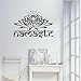 SOURBAN Yoga Namaste Lotus Flower Indian Moroccan Pattern Wall Decals