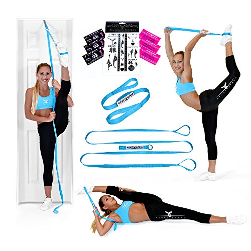 STUNT STAND BEST SELLING Door Flexibility & Stretching Leg Strap - Great for Cheer, Dance, Gymnastics or ANY Sport! FREE How-To-Use Links Included …