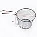 Stainless Steel Deep Fry Basket Round Wire Mesh Fruit Strainer With Long Handle Frying Cooking Oil Strainer Colander Sifter Sieve
