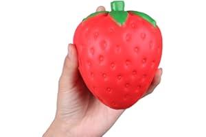 Anboor 4.7" Squishies Jumbo Slow Rising Kawaii Scent Squishies Strawberry Squeeze Toys for Girls Boys