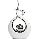 Norrclp Home Decor Modern Abstract Art Ceramic Statue Table Decorations for Dining Room Living Room Office Centerpiece