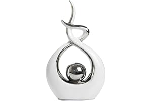 Norrclp Home Decor Modern Abstract Art Ceramic Statue Table Decorations for Dining Room Living Room Office Centerpiece