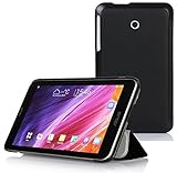 ASUS MeMO Pad 7 LTE Case, IVSO ASUS MeMO Pad 7 LTE Case - Ultra Lightweight Slim Smart Cover Case-for ASUS MeMO Pad 7 LTE Tablet(Black)