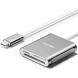Unitek USB C SD Card Reader, Aluminum 3-Slot USB 3.0 Type-C Flash Memory Card Reader for USB C Device, Supports SanDisk Compa