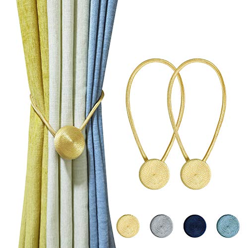 TmppDeco Curtain Tiebacks 2 Pack Curtain Holdbacks Strong Curtain Holdbacks
