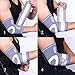 LIVEUP SPORTS Elbow Brace Compression Support Sleeve - Elbow Sleeve with Adjustable Elastic Bandage for Tennis Elbow, Golfers Elbow, Tendonitis, Arthritis, Weightlifting, Injury Recovery (L(Single))