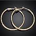 6 Pairs Gold Hoops Womens Huggie Earrings Set