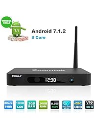 zoomtak TV Box S912 Octa Core 2 G + 16g Android 6.0 TV Box Apoyo Hdr 10bit True 4 K Playing Dual WiFi 2.4 G 5.8G bluetooth4.0 H.265 vp9 HD streaming de decodificación jugadores de medios