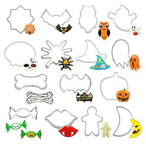 Bweele Juego de Cortador de Galletas, cortadores de Galletas de ...