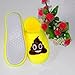 Imymax Unisex Emoji Cute Cartoon Slippers Warm Cozy Soft Stuffed Household Indoor Slippers (Label Size 38-39 = US7 - US8, Throw Kiss)