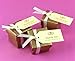 Hortense B. Hewitt Linked at The Heart Favor Tags, 3-Inch, Ivory/Gold