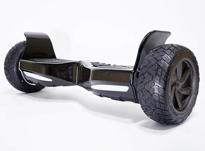 Amazon Co Jp 最新 ミニセグウェイ 8 5インチ 極太タイヤのハマータイプ1フルブラック Led Bluetooth 常時水平機能搭載 バランスボード Hobby